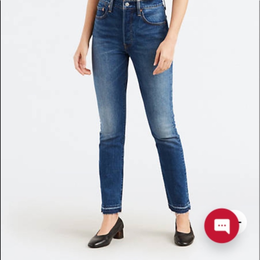 Levis 501 skinny jeans